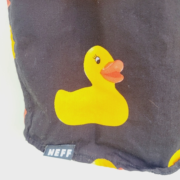 NEFF Trippy Rubber Duck Poolside Button Party Shirt Cruise Jeep Mens Size small - Picture 7 of 8